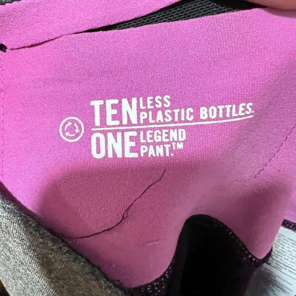 Nike Womens Dri Fit High Rise Long Leggings Black M Wide Leg Athletic Yoga - Picture 3 of 8